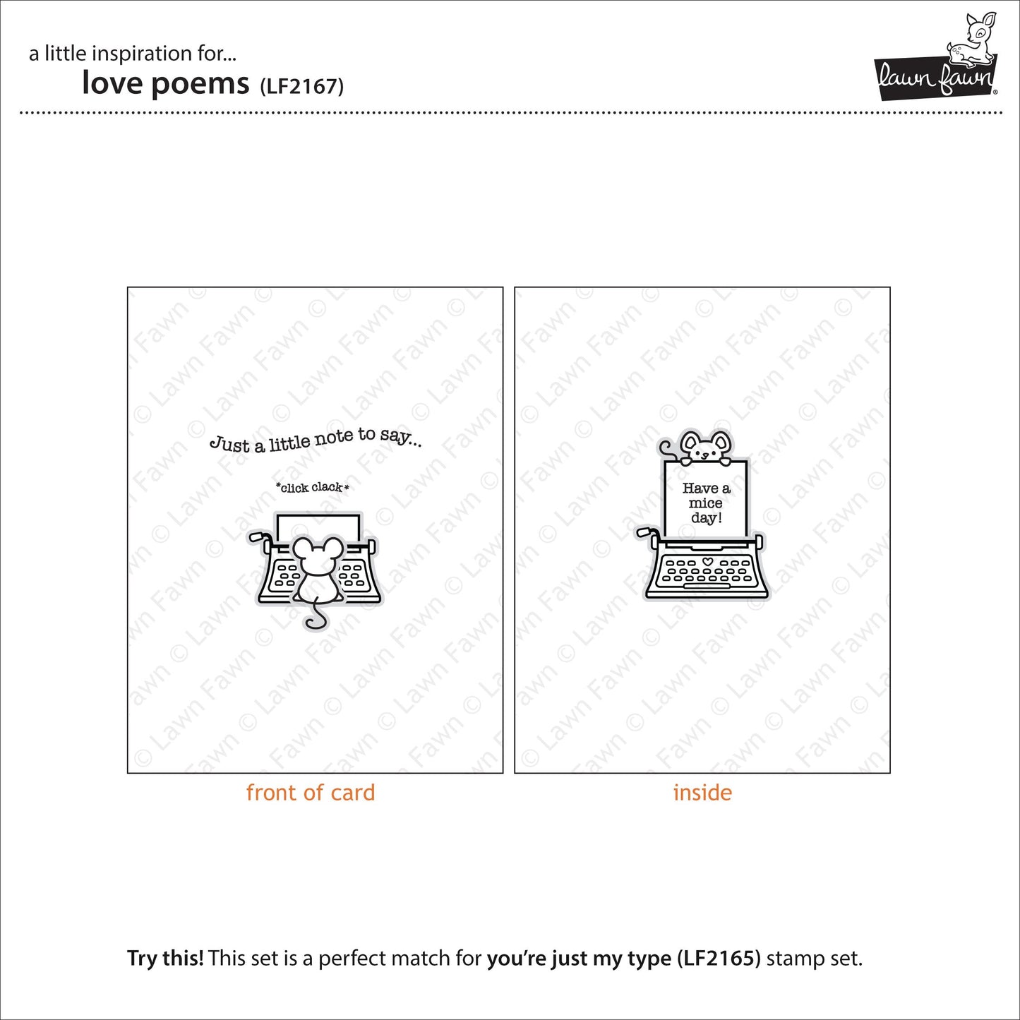 Lawn Fawn - Love Poems