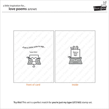 Lawn Fawn - Love Poems