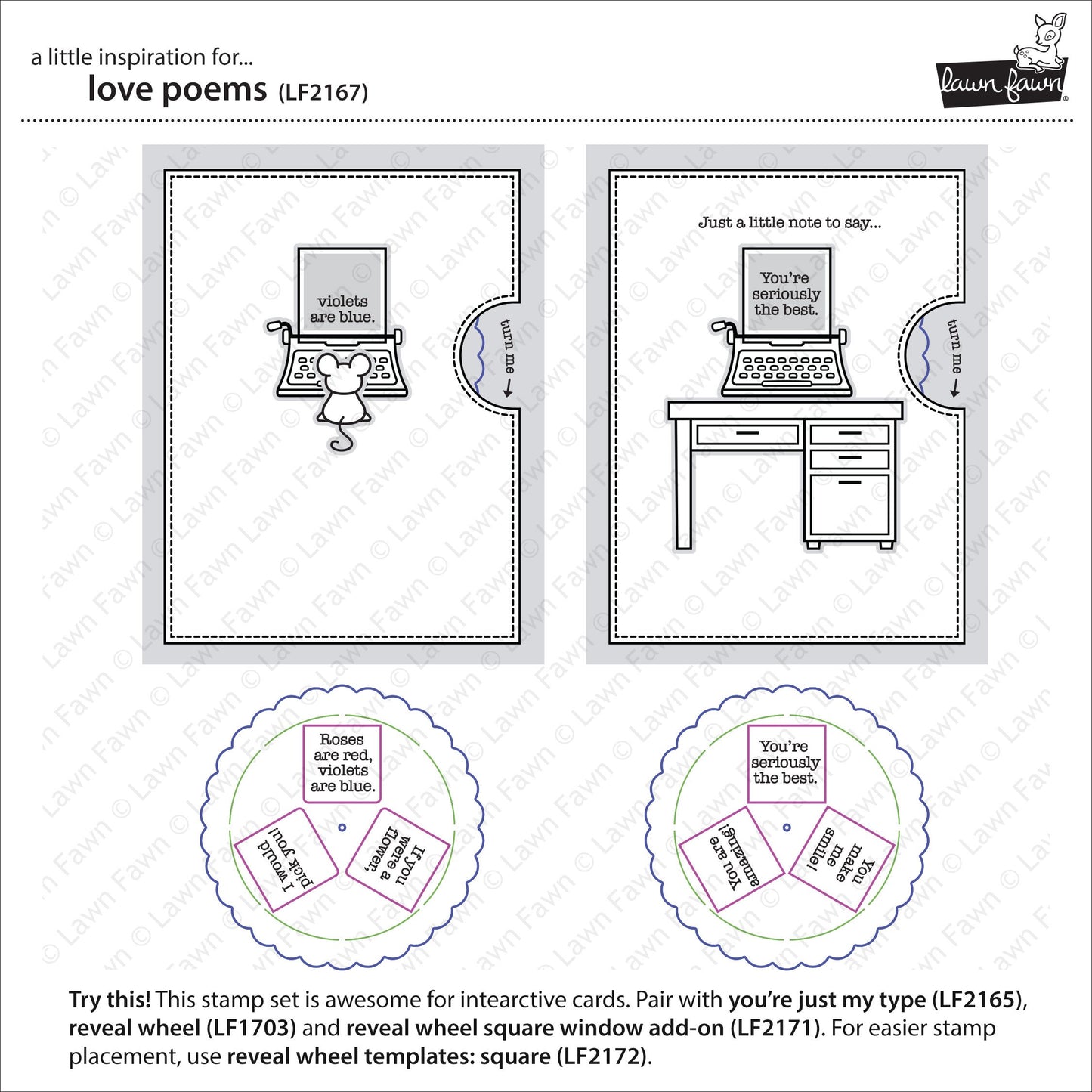 Lawn Fawn - Love Poems
