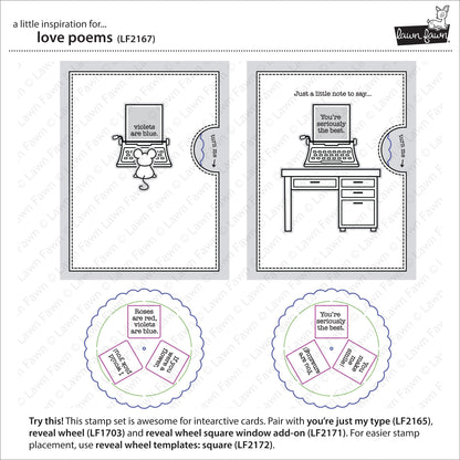 Lawn Fawn - Love Poems