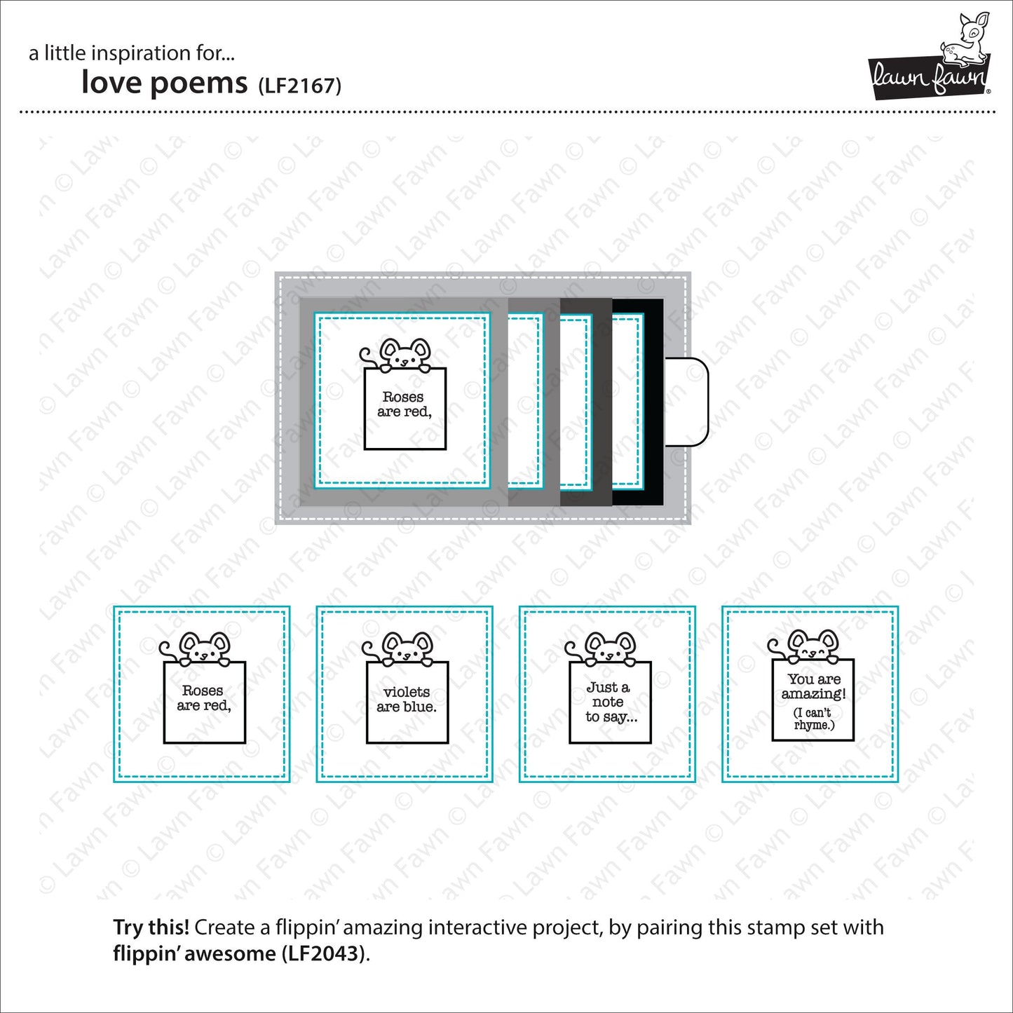 Lawn Fawn - Love Poems