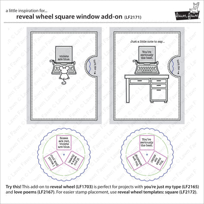 Lawn Fawn - Reveal Wheel Square Window Add-On