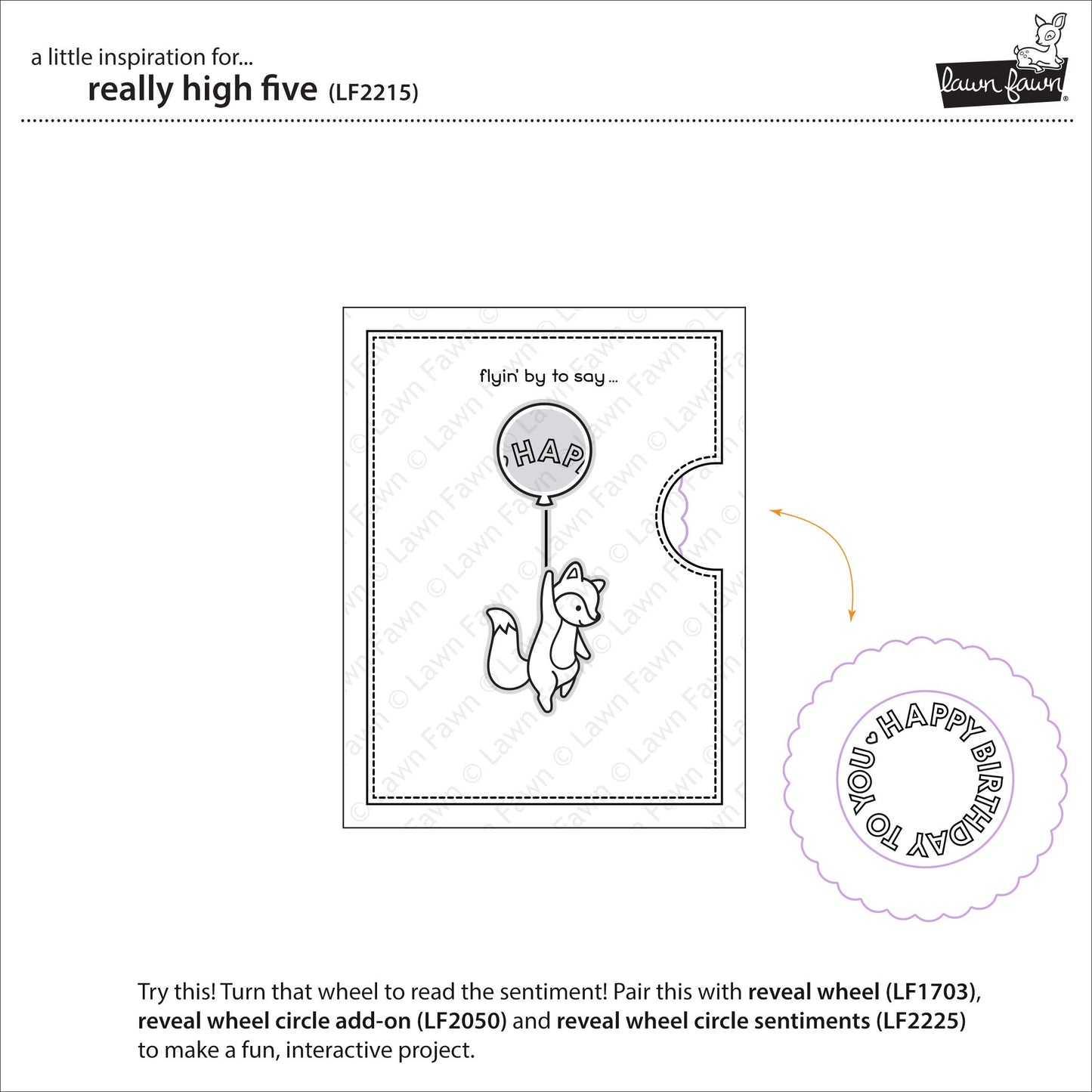 Lawn Fawn - Really High Five