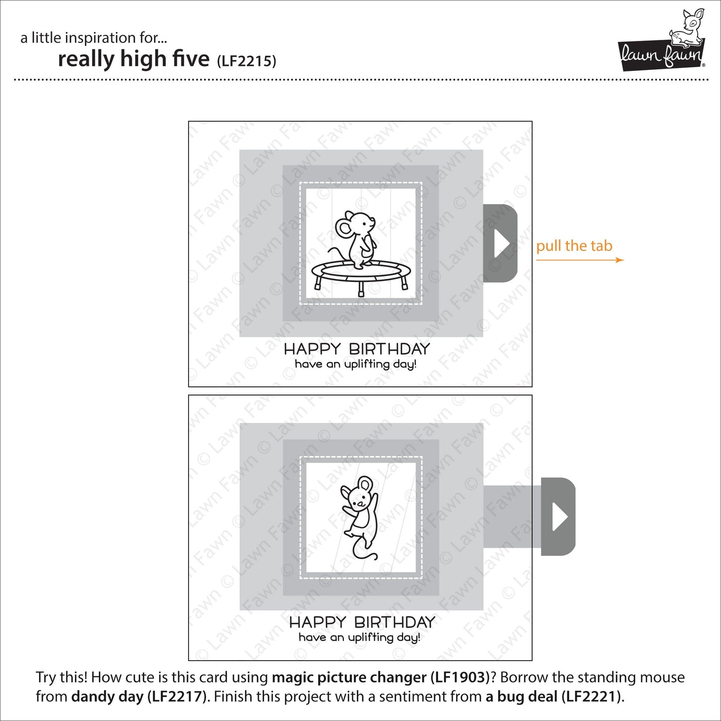 Lawn Fawn - Really High Five