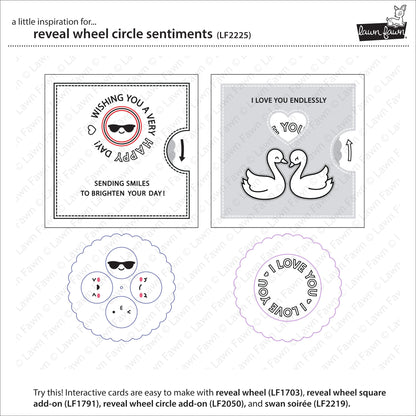 Lawn Fawn - Reveal Wheel Circle Sentiments