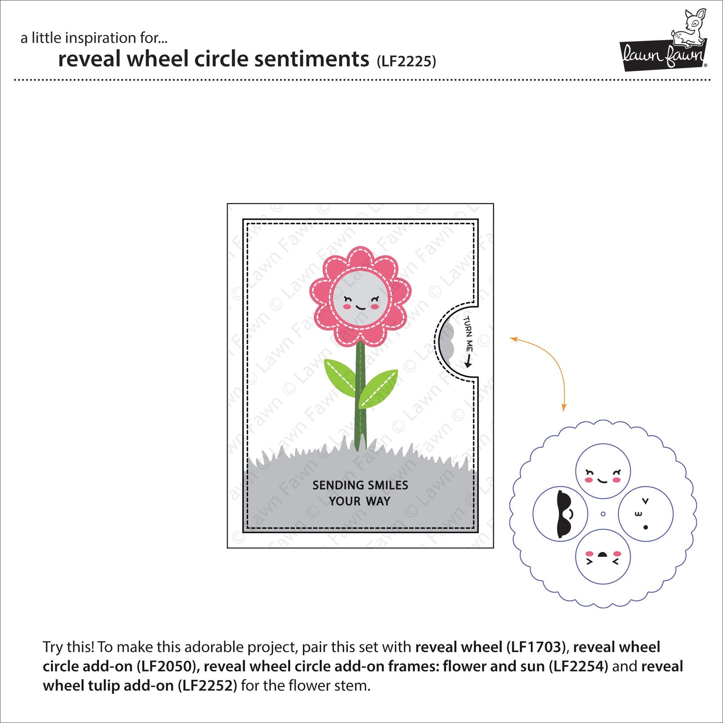 Lawn Fawn - Reveal Wheel Circle Sentiments