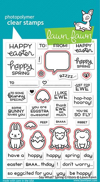 Lawn Fawn - Say What? Spring Critters - Lawn Cuts