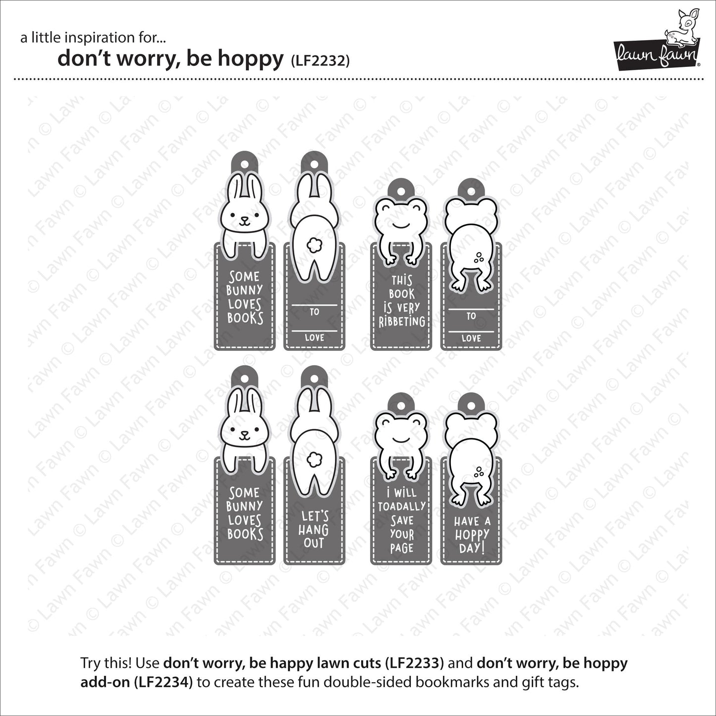 Lawn Fawn - Don't Worry, Be Hoppy