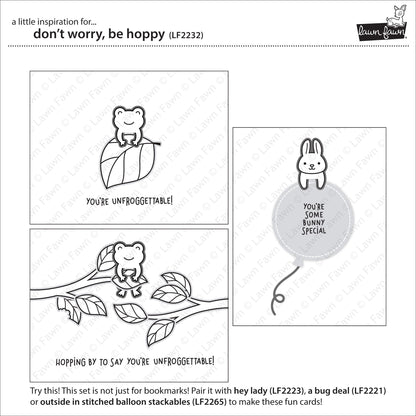 Lawn Fawn - Don't Worry, Be Hoppy