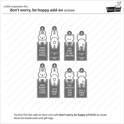 Lawn Fawn - Don't Worry, Be Hoppy Add-On