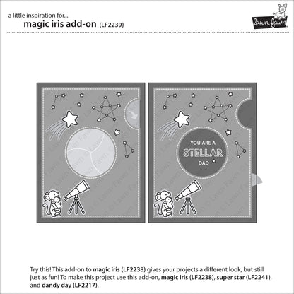 Lawn Fawn - Magic Iris Add-On