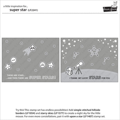 Lawn Fawn - Super Star