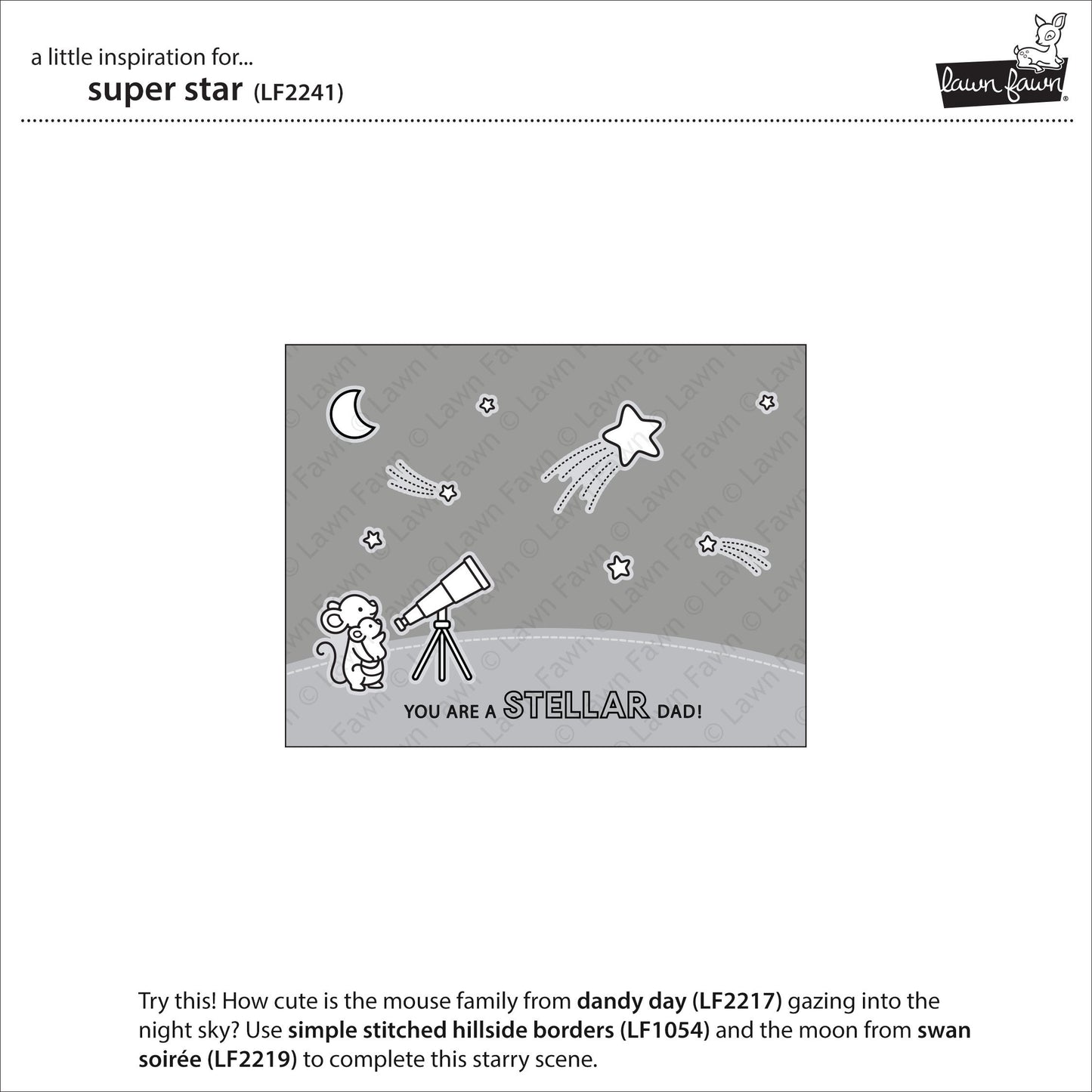 Lawn Fawn - Super Star