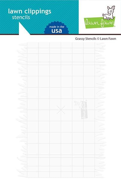 Lawn Fawn - Grassy Stencil