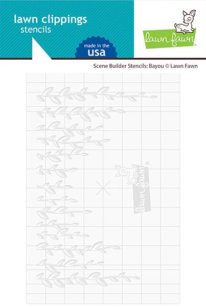 Lawn Fawn - Scene Builder Stencils: Bayou (2pcs)