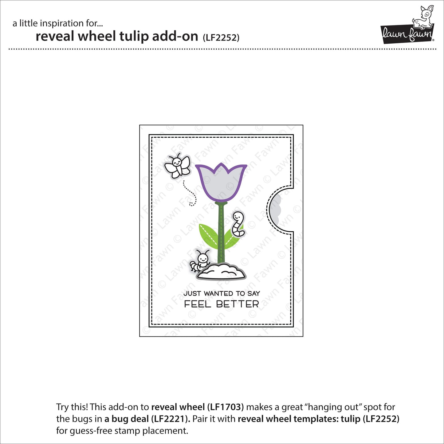 Lawn Fawn - Reveal Wheel Tulip Add-On