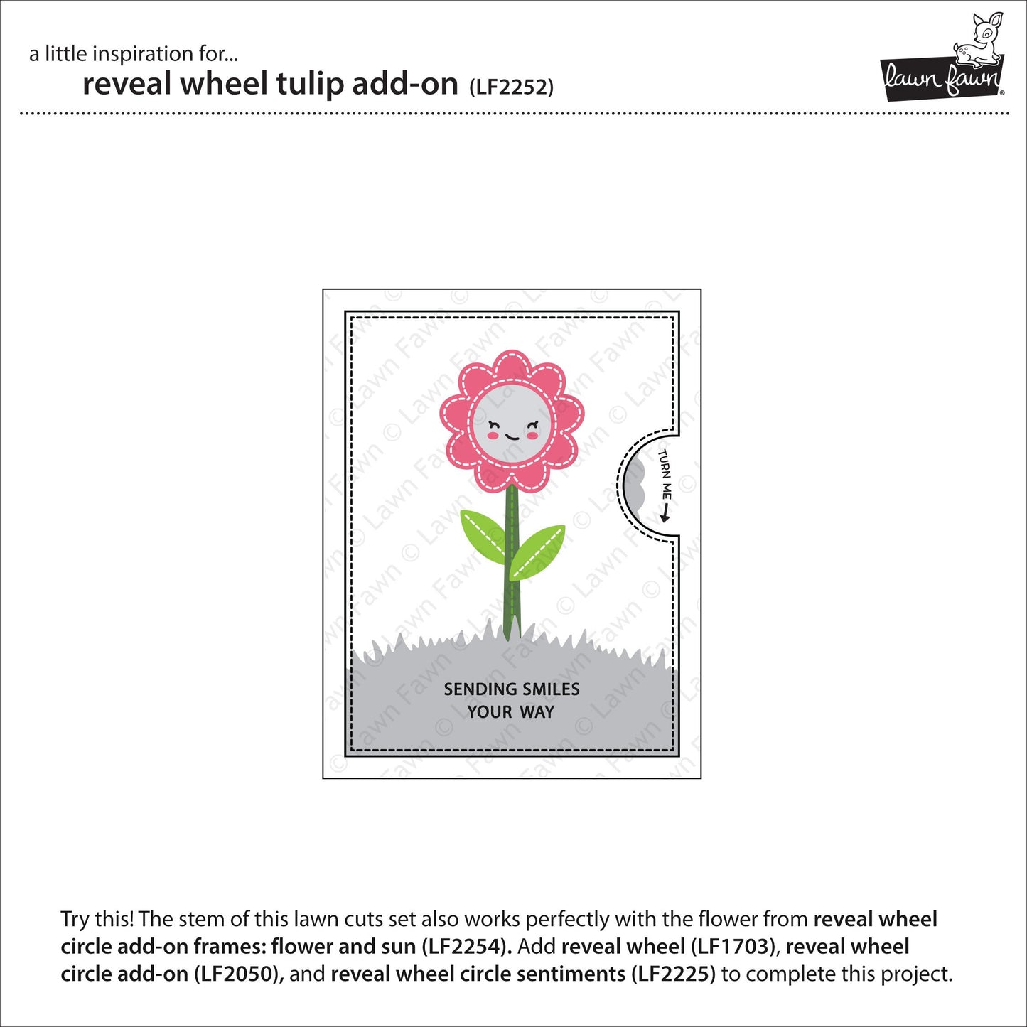 Lawn Fawn - Reveal Wheel Tulip Add-On