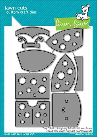 Lawn Fawn - Tiny Gift Box Ladybug Add-On