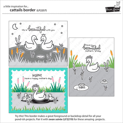 Lawn Fawn - Cattails Border