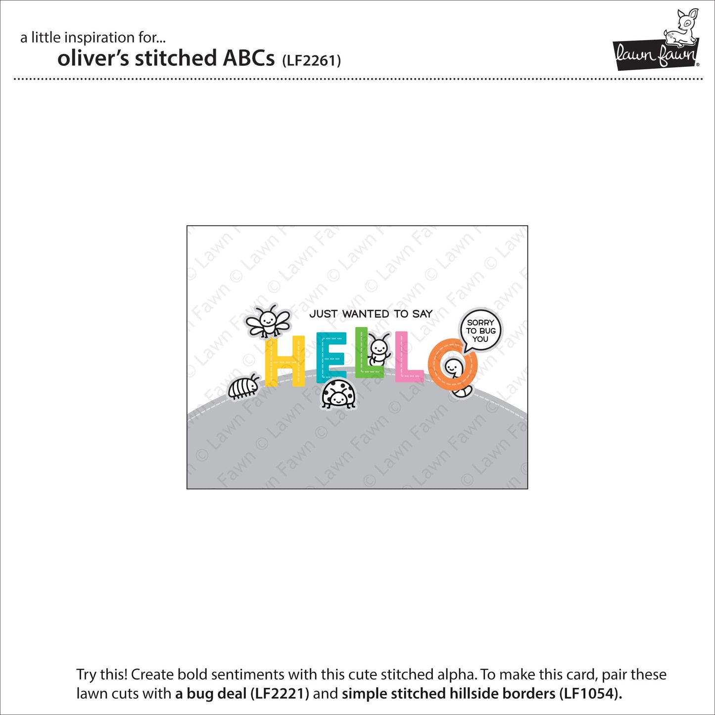 Lawn Fawn - Oliver's Stitched ABCs