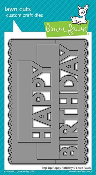 Lawn Fawn - Pop-Up Happy Birthday
