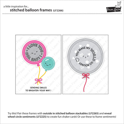 Lawn Fawn - Stitched Balloon Frames