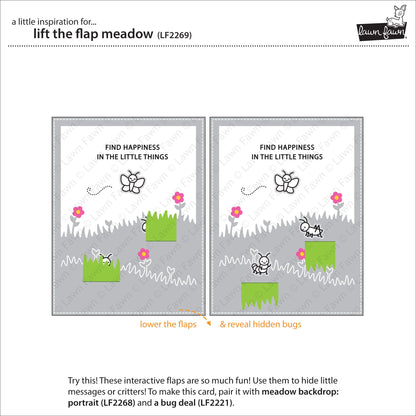 Lawn Fawn - Lift The Flap Meadow