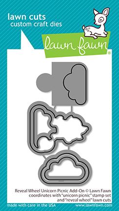 Lawn Fawn - Reveal Wheel Unicorn Picnic Add-On