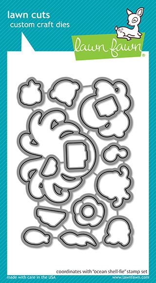 Lawn Fawn - Ocean Shell-Fie - Lawn Cuts