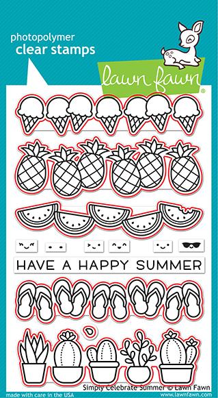 Lawn Fawn - Simply Celebrate Summer - Lawn Cuts