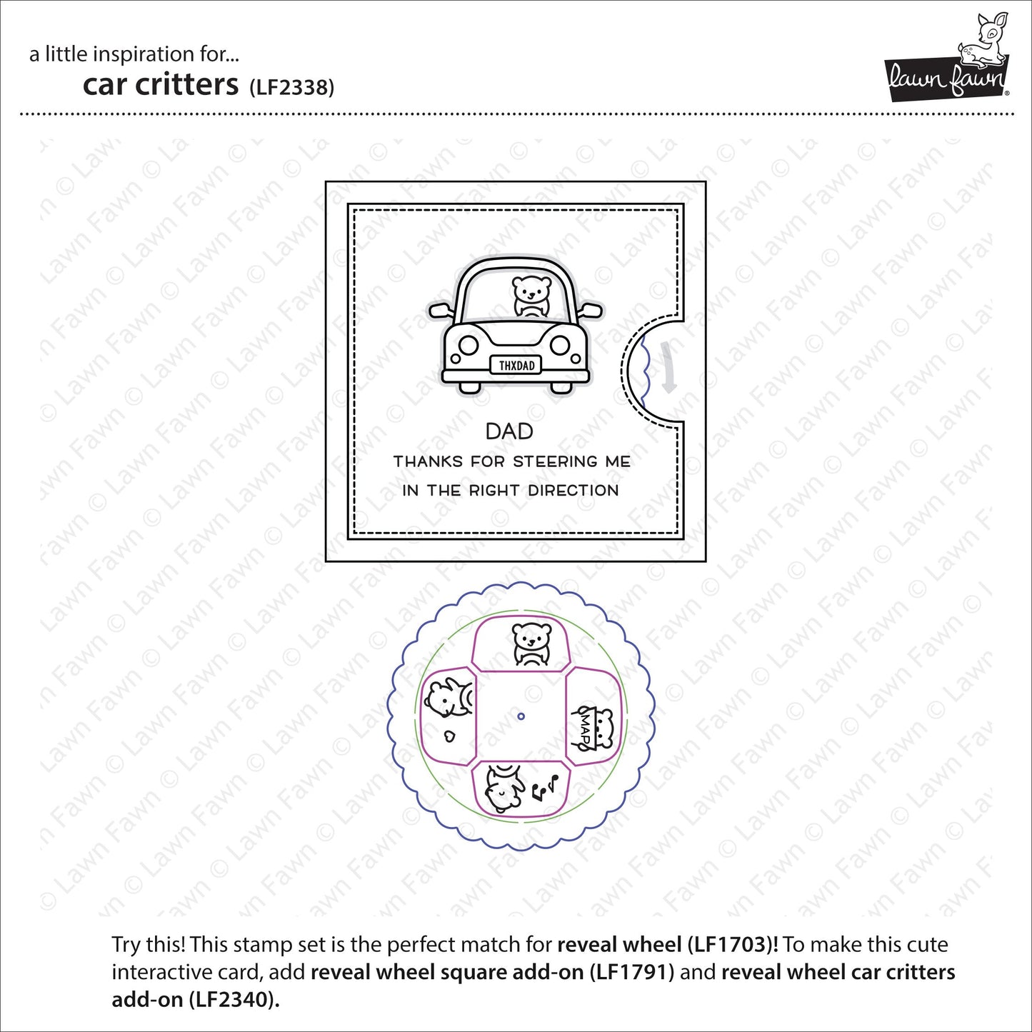 Lawn Fawn - Car Critters