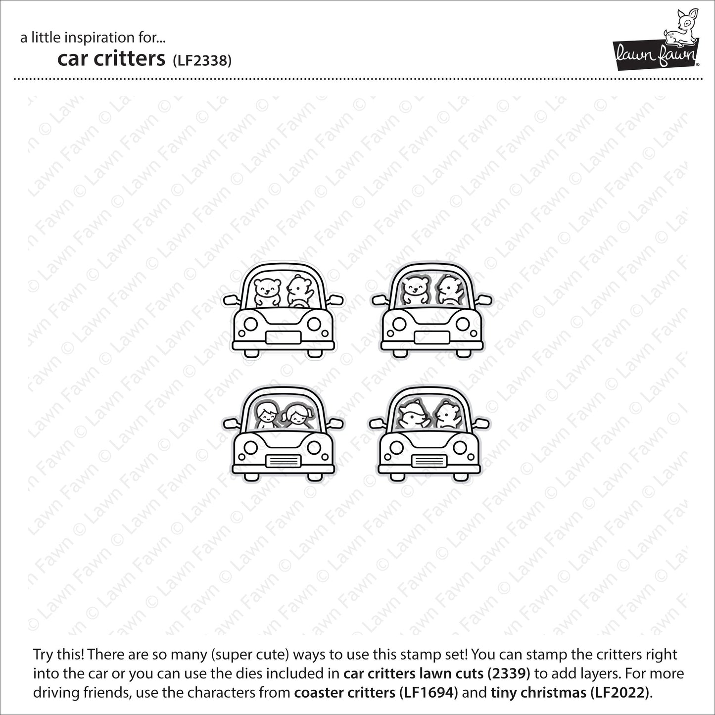 Lawn Fawn - Car Critters