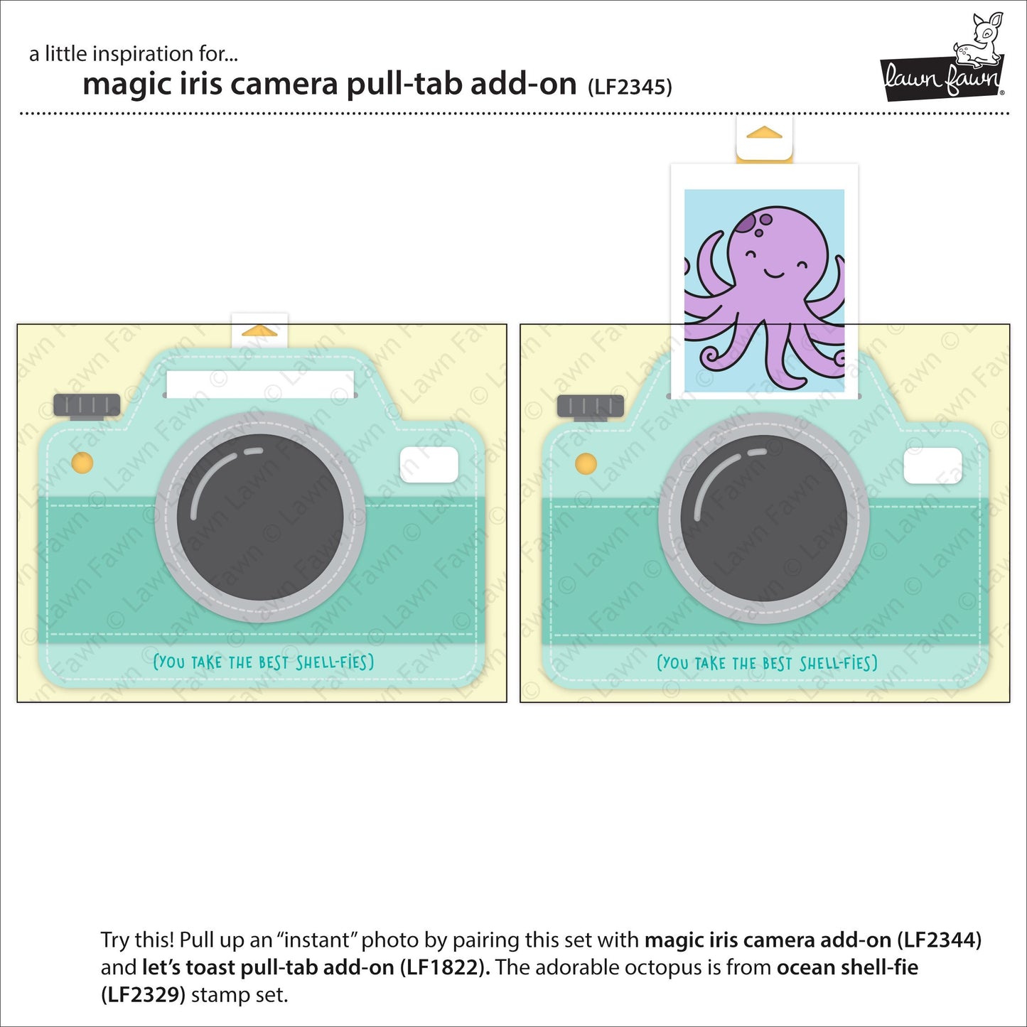 Lawn Fawn - Magic Iris Camera Pull-Tab Add-On