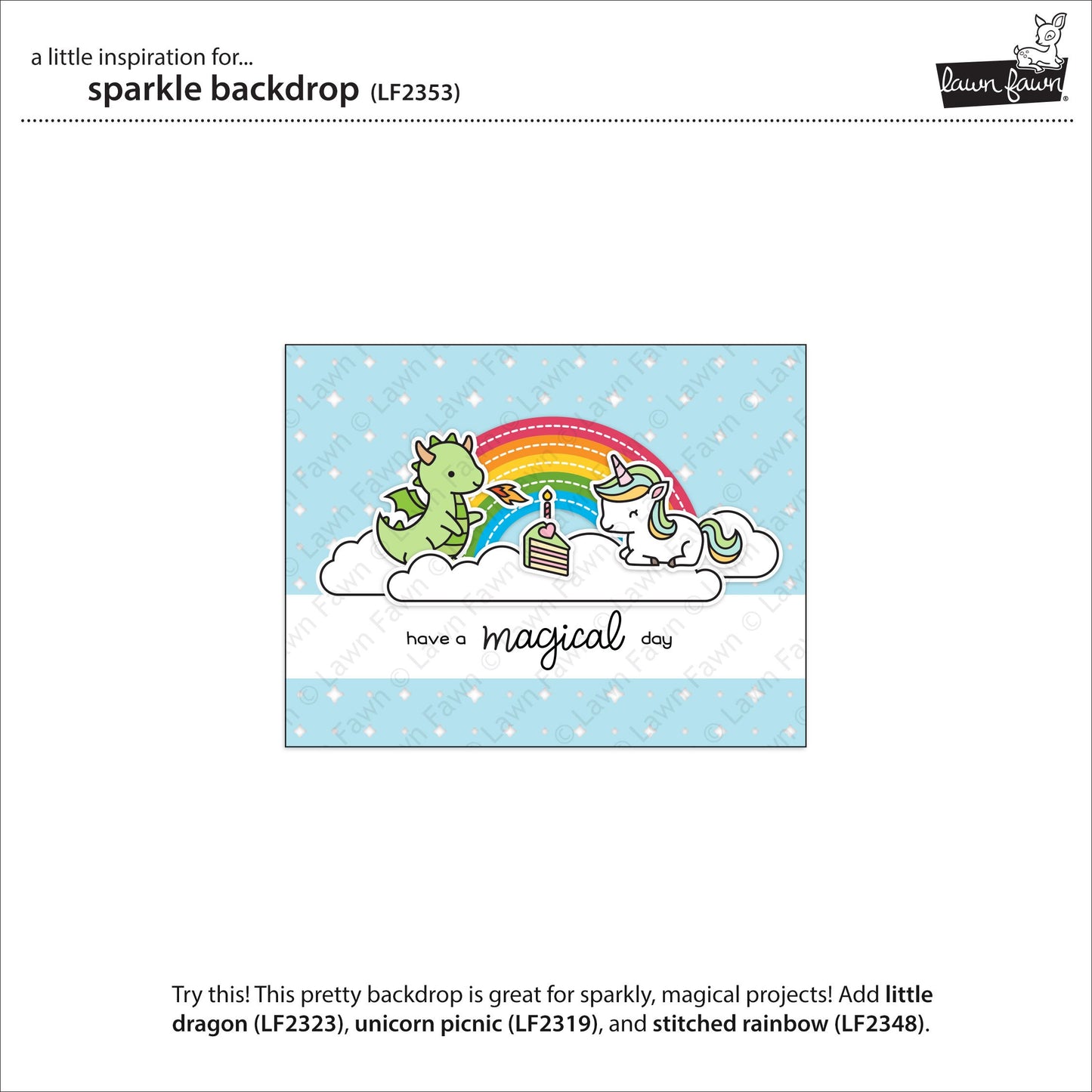 Lawn Fawn - Sparkle Backdrop