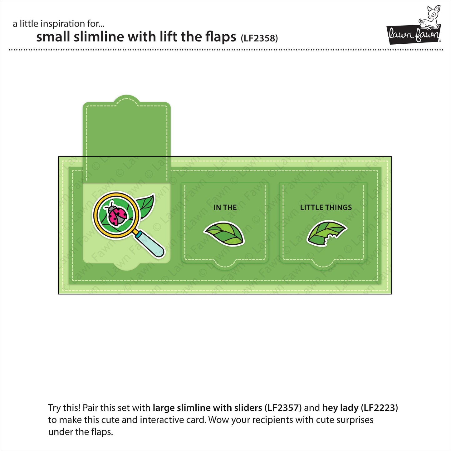 Lawn Fawn - Small Slimline With Lift The Flaps