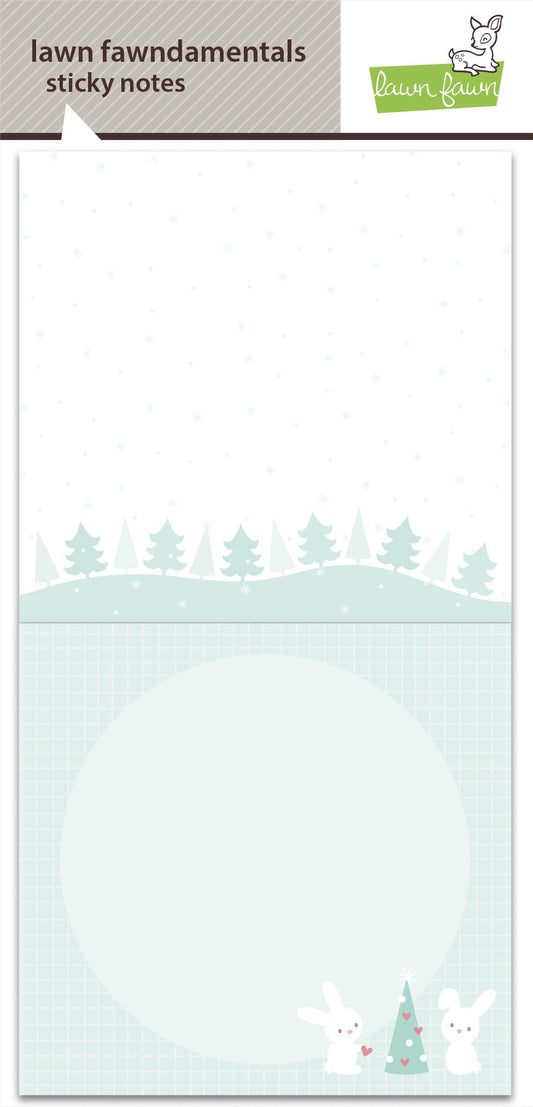 Lawn Fawn - Let It Snow Sticky Notes