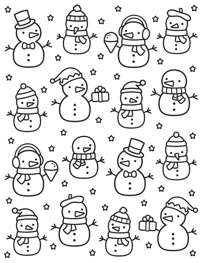 Lawn Fawn - Holiday Coloring Book