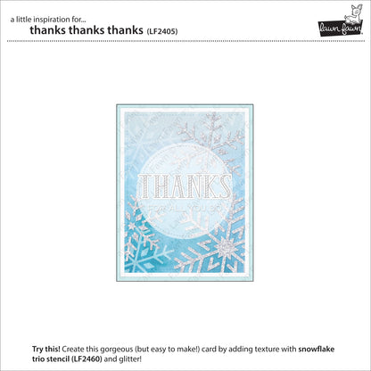 Lawn Fawn - Thanks Thanks Thanks
