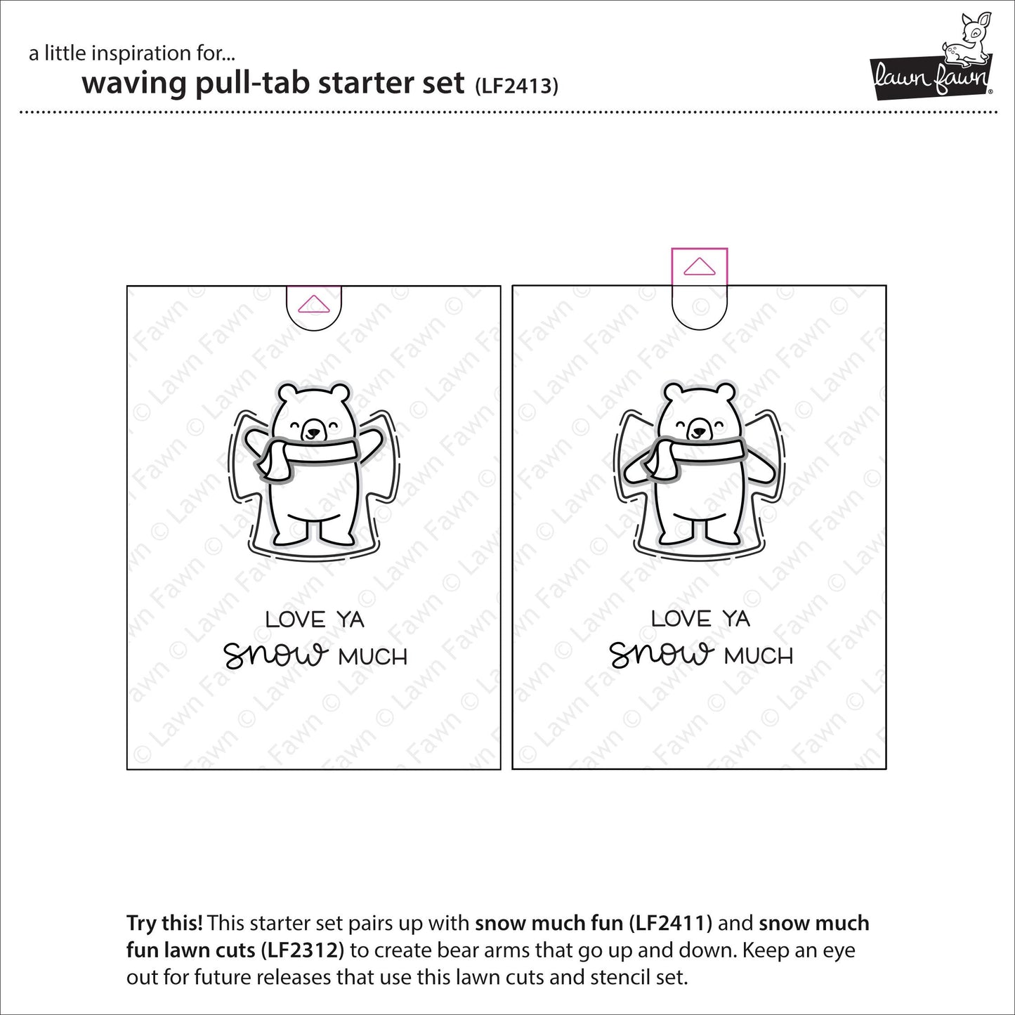 Lawn Fawn - Waving Pull Tab Starter Set