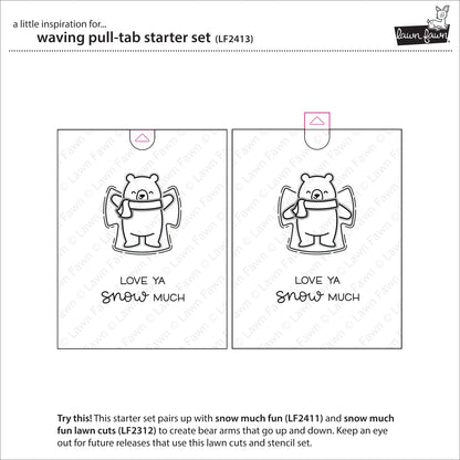 Lawn Fawn - Waving Pull Tab Starter Set
