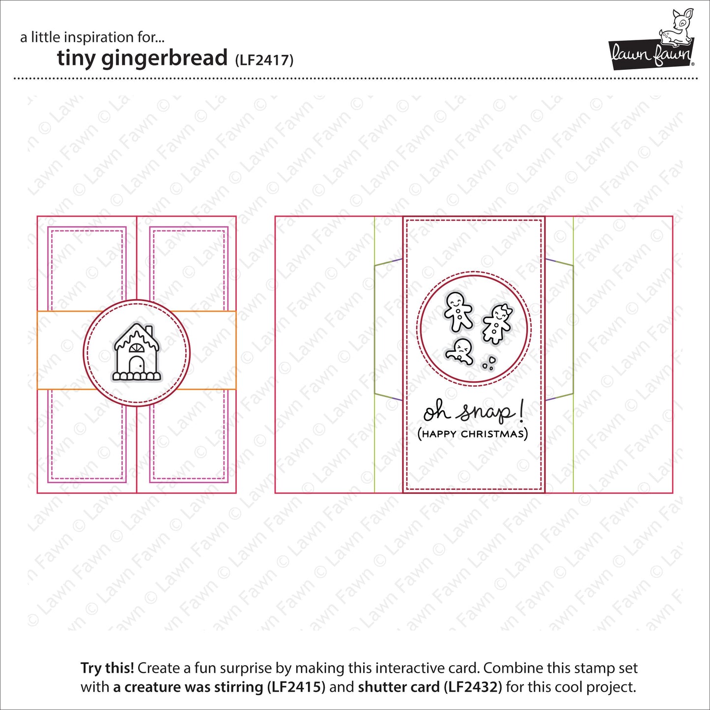 Lawn Fawn - Tiny Gingerbread