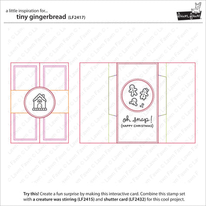 Lawn Fawn - Tiny Gingerbread