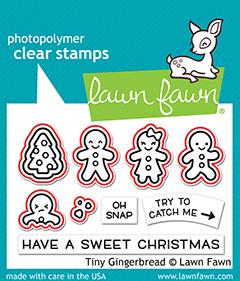 Lawn Fawn - Tiny Gingerbread  - Lawn Cuts