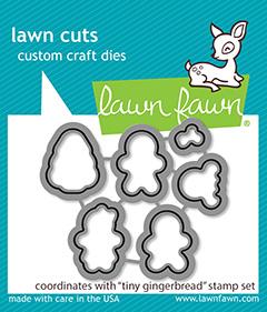 Lawn Fawn - Tiny Gingerbread  - Lawn Cuts
