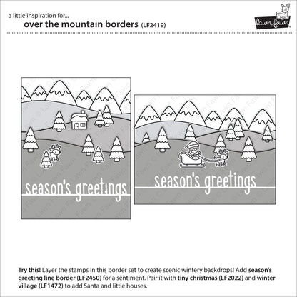 Lawn Fawn - Over The Mountain Borders