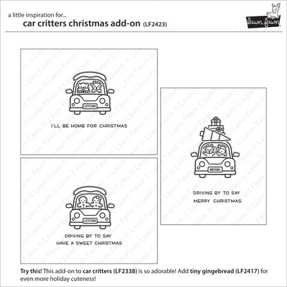 Lawn Fawn - Car Critters Christmas Add-On