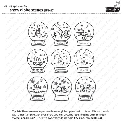 Lawn Fawn - Snow Globe Scenes