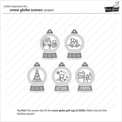 Lawn Fawn - Snow Globe Scenes