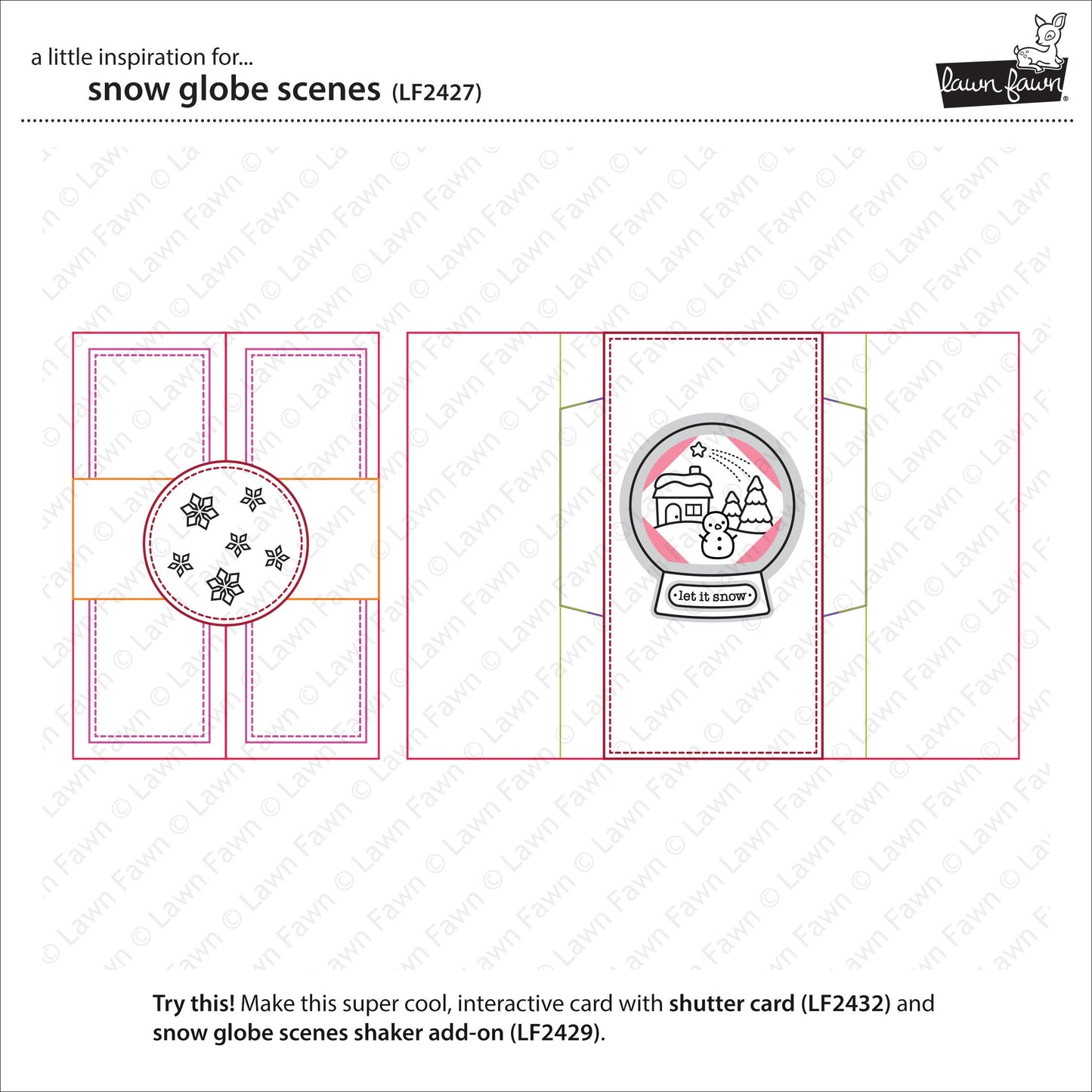 Lawn Fawn - Snow Globe Scenes
