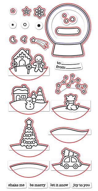 Lawn Fawn - Snow Globe Scenes - Lawn Cuts